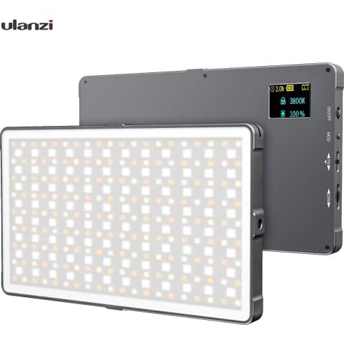 Ulanzi Full Color Professional Portable Photography Light Adjustable Bi-Color Temperature Live Makeup Video Conference Selfie