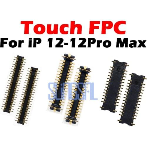 2pcs/lot New 3D Touch Screen Plane TP LCD FPC Connector For iP 12 mini Pro Max Digitizer on Logic Board Montherbord