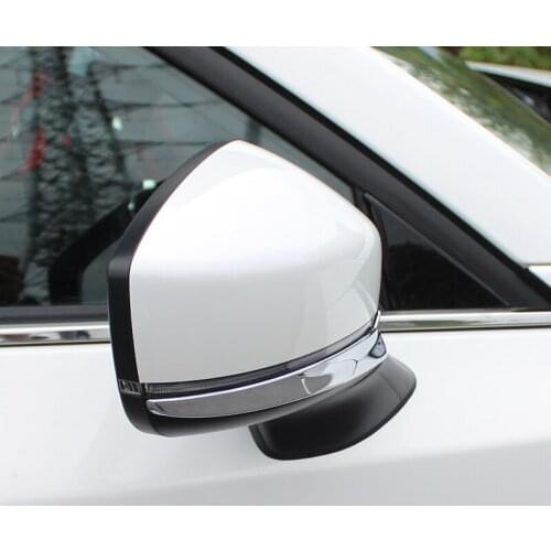 KOUVI Car Accessories for 2017 2018 2019 Mazda CX-5 CX 5 CX5 Rear View Mirror Trim ABS Chrome Side Wing Mirror Protector Strip