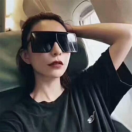 Oversized Sunglasses Women Retro Brand Designer Gradient Sun Glasses Men Vintage Shades Eyewear Big Frame Glasses