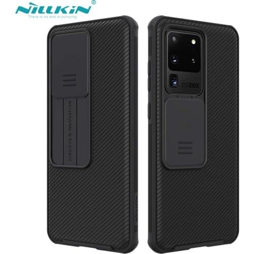 NILLKIN for Samsung Galaxy S20 5G/S20 Plus /S20 Ultra 5G A51 A71 Case,Camera Protection Slide Protect Cover Lens Protection Case