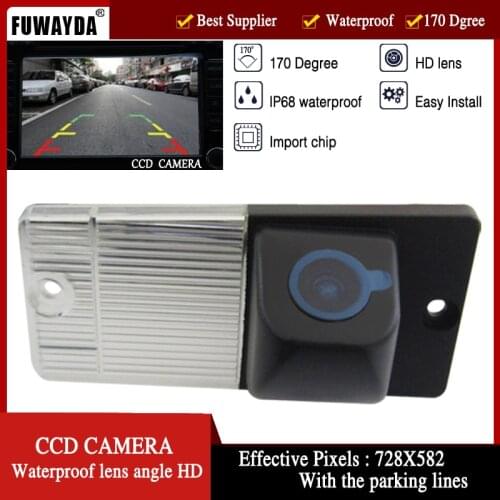 FUWAYDA Free shipping !!! CCD HD Camera Car Rear View Reverse Back Color Camera For KIA CERATO