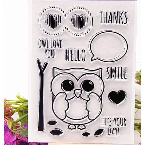 Hot selling Dialog box transparent clear stamp / silicone seal roller stamp DIY scrapbook album / card production