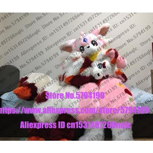 Customized Available REAL PHOTO dx0061 head CAT full sets husky dog Suit fursuit Costume fox Party Carnival Gift
