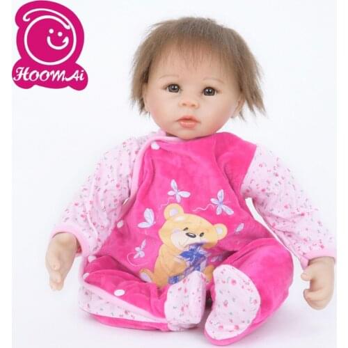 22" 55cm Reborn Lifelike Newborn Babies Toy Princess Doll Birthday Gift Brinquedos Action Figure Toys