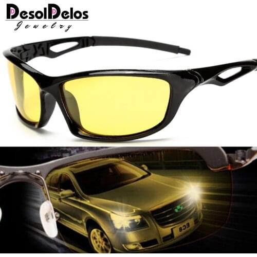 Night Vision Glasses For Headlight Polarized Driving Sunglasses Yellow Lens UV400 Protection Night Eyewear for Driver Oculos