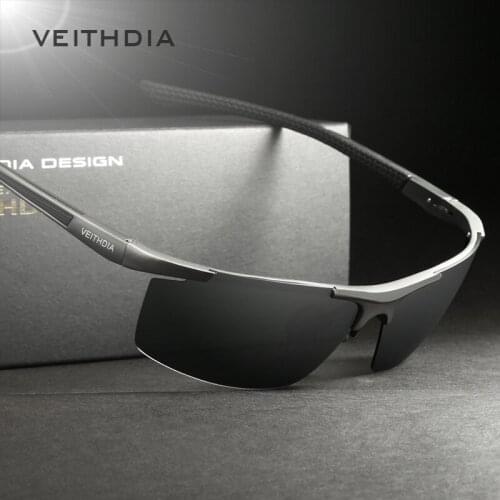 VEITHDIA Aluminum Magnesium Mens Sunglasses Polarized Coating Mirror Sun Glasses Oculos Male Eyewear Accessories for Men 6588
