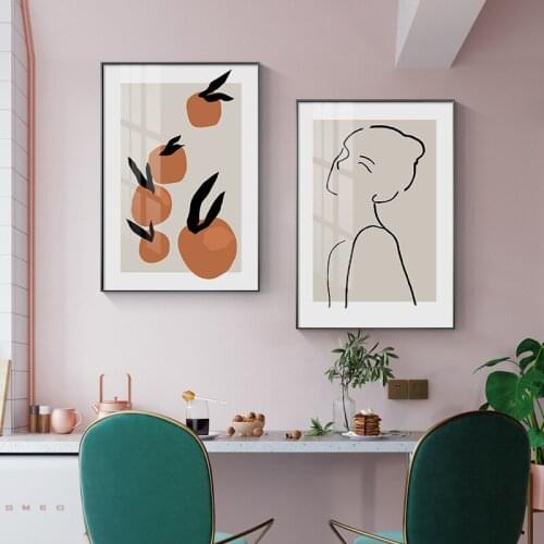 Simple Painting Wall Decor Decorative Art Poster Hanging/Placing Room Ornament for Home Office GQ