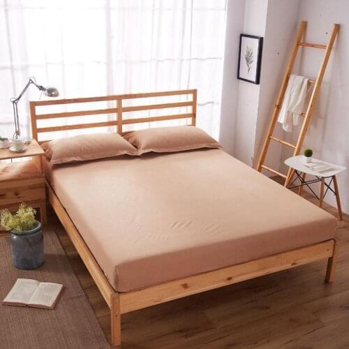 Bed Fitted Sheet Elastic Sheets Single Twin Full Queen King Single Double King Super King Size Soft