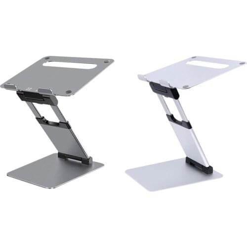 Adjustable Metal Laptop Stand Holder Notebook Riser with Cooling Fan
