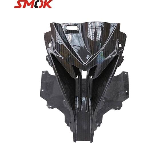 SMOK Motorcycle Carbon Fiber Front Head Nose Cowl Air Intake Full Fairing Kits Covers For BMW S1000RR S 1000 RR 2015-2018
