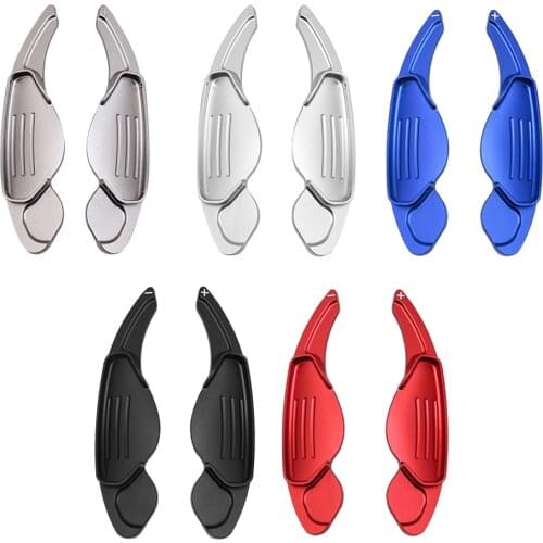 1 Pair Aluminium Alloy Car Into Gear Paddle Shift Fit for Land Range Rover Evoque Discovery Sport/Jaguar XF XE Styling