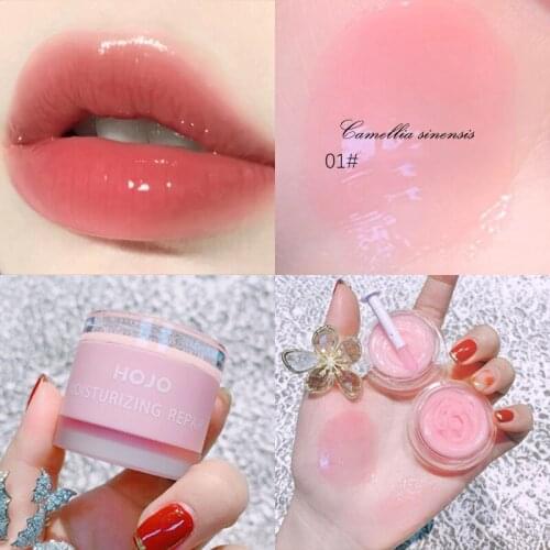 HOJO Liquid Lipstick Double Moisturizing Lip Mask Diminish Lip Lines Nourish Exfoliating Lip Lip Balm Lip Care Lip Makeup TSLM2