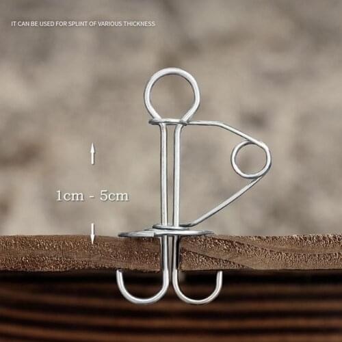 1pcs Shaped Spring Octopus Deck Peg with Carabiner Hiking Board Hook Pegs For Camping Buckle Rope Tent Windstopper H T1U5