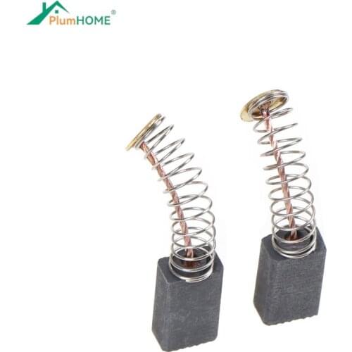 10Pcs Carbon Brushes Spare Parts Mini Drill Electric Grinder Replacement For Electric Motors Rotary Tool 13 x 8 x 5mm