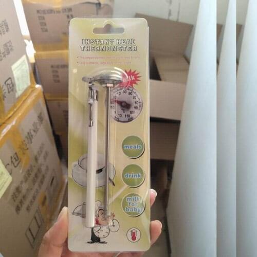 100pcs/lots New Arrive Thermometer For Coffee Milk Tea Kitchen Tools Use White