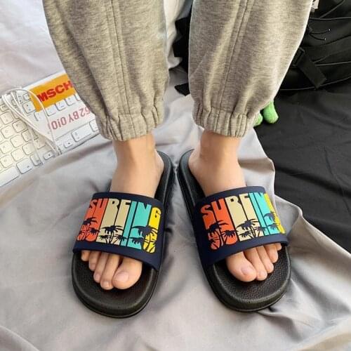 2020 Fashion Couple Slippers Summer Men and Women Slippers Beach Summer Outdoor Leisure Sandals Plus Size Men Shoes TX219