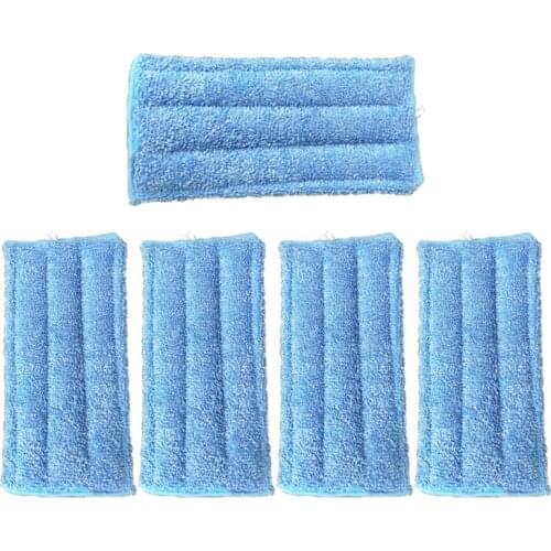 5Pcs Washable Mops Pads Rag for Swiffer WetJet sweeper floor Dry Wet mop cloth replacement cleaning Parts Accessories