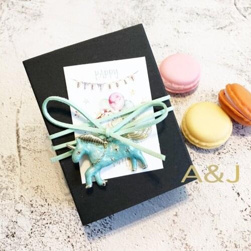 50pcs lot Unique Unicorn paper Bridal favour Macaron cake Boxes Birthday Baby shower wedding party favors Chocolate box