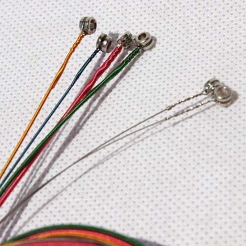 6Pcs/Set Acoustic Guitar Brass Strings Acoustic Guitar Steel Strings Universal Durable Stringed Instr Guitar Parts & Accessories