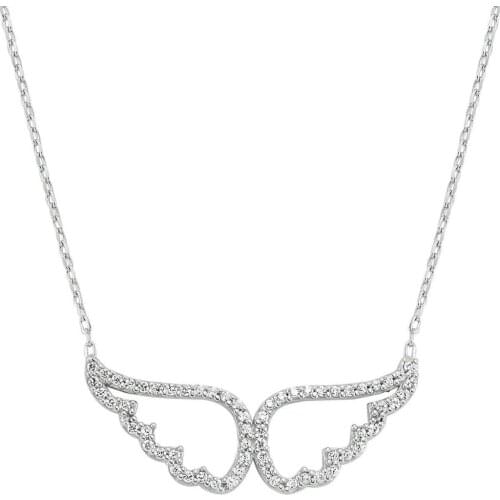 925 sterling Silver Angel Wing Pendant