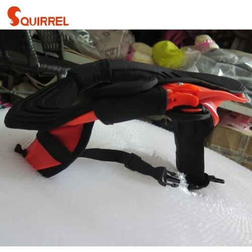 Color Orange Motocross Extreme Climbing Neck Brace helmet neck support Riding Racing safty gear set Four size together