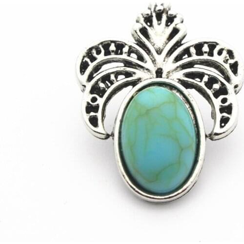 Hot Sale 3pcs/lot Metal Pineapple With Stone Snap Button Charms Fit 18mm/20mm Snap Button Bracelet&Bangles DIY Jewelry