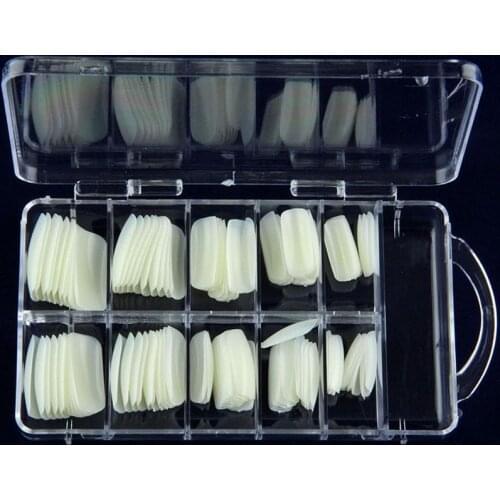 100pcs OutTop ColorBeauty Natural Color French False Nail Tips Artificial Fake Nails Art Acrylic Manicure Tools