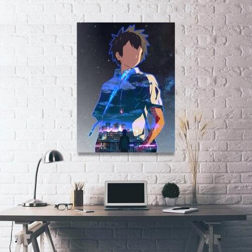 Canvas HD Prints Painting 1 Panel Wall Art Poster Taki Silhouette Modern Home Decor Modular Pictures For Living Room No Framed