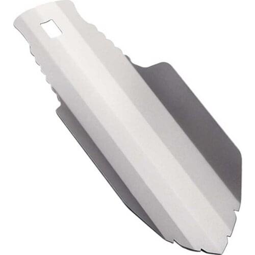 Pure Titanium Ultralight Backpacking Potty Trowel Outdoor Compact Poop Shovel Trowel Multi Tool For Hiking Camping And Survival