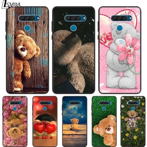 Little Teddy Bear For LG K22 K71 K61 K51S K41S K30 K20 2019 Q60 V60 V50S V50 V40 V35 V30S V30 G8 G8S G8X ThinQ Phone Case