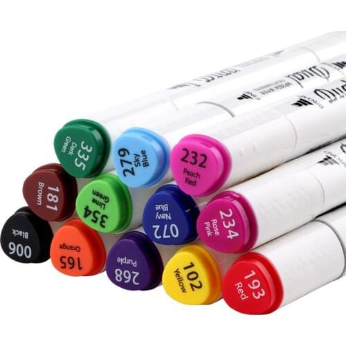 12 Pieces In A Box Baoke2924#12 Color Marker Oil Pastel Hand-painted Design Animation Full Set of 12 Color Oily Pop Pen Water