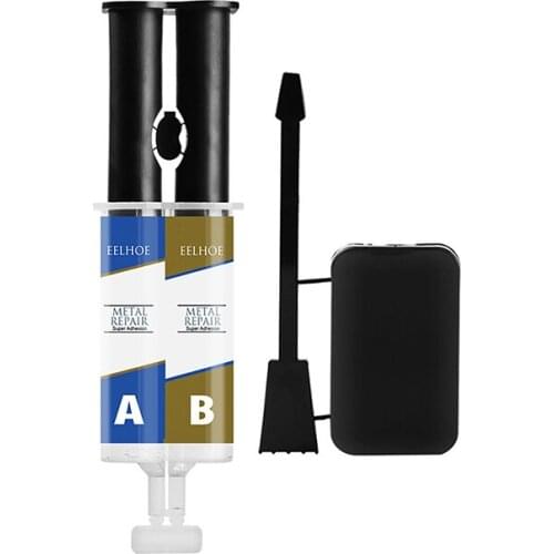 Metal Repair Gel Group Double Tube Industrial Heat Resistance Cold Weld Metal Repair Paste for Metal Casting Defect XIN-Shipping