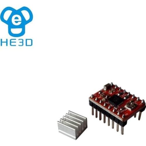 1pcs HE3D reprap A4988 Stepper Motor Driver Module with Heatsinks for 3D printer