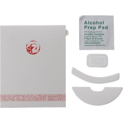 New Arrival 1 set/pack Enhanced Tiger Gaming Mouse Skates Feet For Razer Mouse Viper White Glides Curve Edge Enhanced 50LA