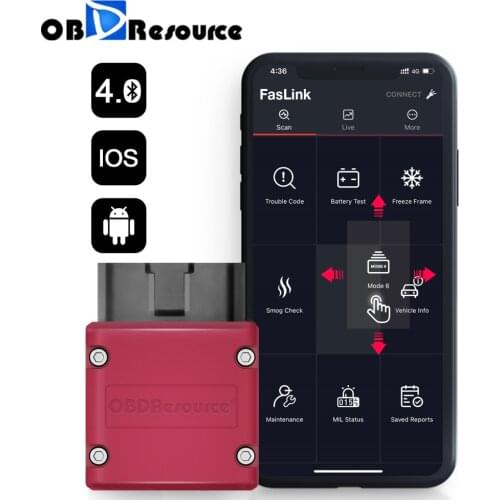 P02 PIC18F25K80 ELM327 Bluetooth Automotive Engine Code Reader Faslink X for Android iOS iPhone ELM 327 V1.5