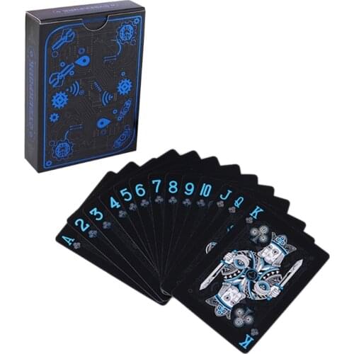Poker Plastic Waterproof Playing Cards Board Game Washable Cartoon Deck Of Cards Poker Professional Deck of Cards Drop Ship