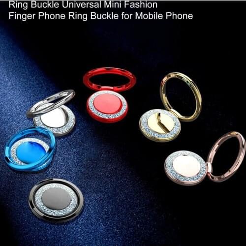 Rotatable Thin Magnet Metal Finger Ring Phone Holder 360 Degree Round Smartphone Socket For Magnetic Smartphone Metal Grip