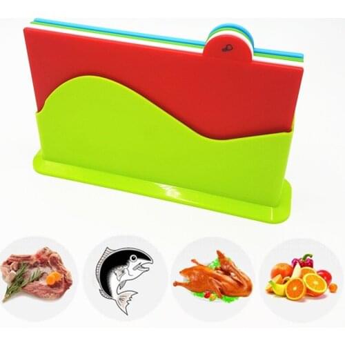 Vegetable cutting board Kitchen cutting board,separate cutting board, 4 pieces / set of kitchen utensils, cutting block