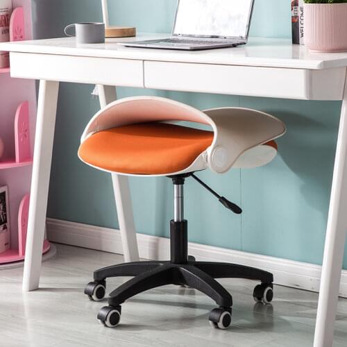 Foldable Computer Office Ergonomic Chair Study Room Lift Study Chair Swivel Chair Bionic Chair Back High Elastic Cushion
