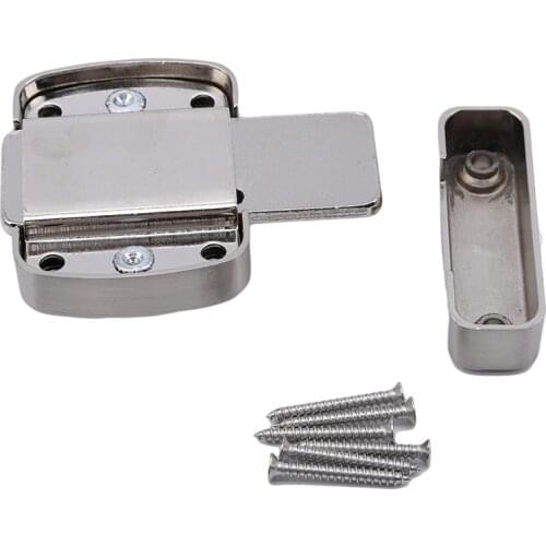 Home Decoration Stainless Steel Door Security Chain Guard Fastener Door Latch Lock For Home Safety WC Bathroom Door Lock Screw