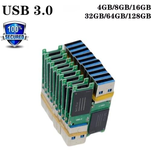 High Speed USB 3.0 Flash Drive chip Pen Drive 128GB 4GB 8GB 16gb 64GB cle usb 32gb Memory USB chip factory wholesale1-100pcs