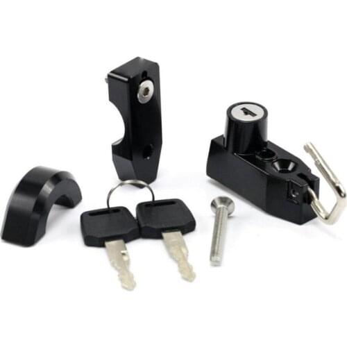 Scooters Motorcycle Helmet Lock for 22-26mm Handlebar w/ Keys Easy Secure