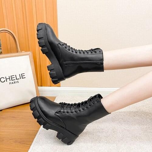 Shoes Women Anklet Boots Round Toe Thick Sole Comfortable Platform Snow Boots for Woman Winter Female Keep Warm Botas De Mujer