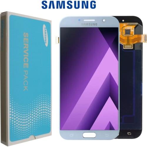 Super Amoled 5.7" LCD For Samsung Galaxy A7 2017 A720 A720F Display Touch Screen Digitizer Assembly LCD for Galaxy A7 2017 Duos