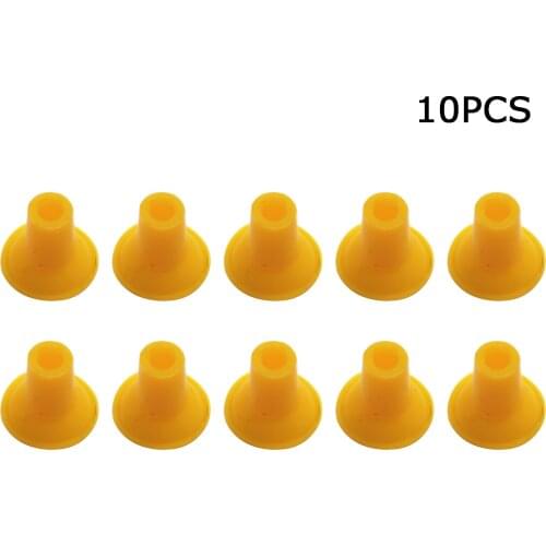 10 Pcs 30mm Yellow Valve Grinder Rubber Sucker For Car Motorcycle Electro-pneumatic Valve Grinding Cup