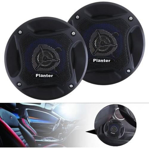 2pcs 4 Inch 4OHM 12V 280W 91dB Universal Car Horn with Coaxial Type and Full Frequency with 30Hz-30KHz Fits for Most Cars