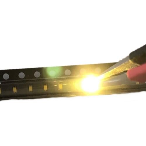 3000PCS 0603 Warm white Ultra Bright SMD SMT LED light-emitting diodes High quality New 1.6*0.8*0.6MM 2800-3500K