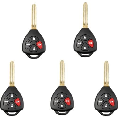 5pcs/lot XKTO02EN Wired Universal Remote Key T-oyota Style F-lat 4 Buttons for VVDI VVDI2 Key Tool