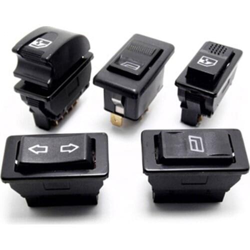 Car window lifter switch universal van 12V agricultural vehicles truck 24V electric car relays button lift switch 1pc